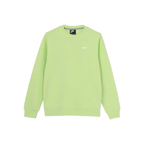 Nike Неоновый зеленый Мужские Свитшоты