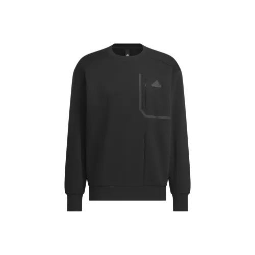 Adidas Sportswear Карман Толстовка Мужской Черный
