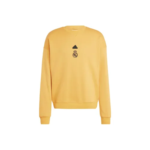 Adidas HUANGMA Желтый Мужской Свитшот