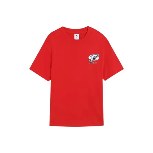 PUMA Moto SS25 T-Shirt Мужской Красный