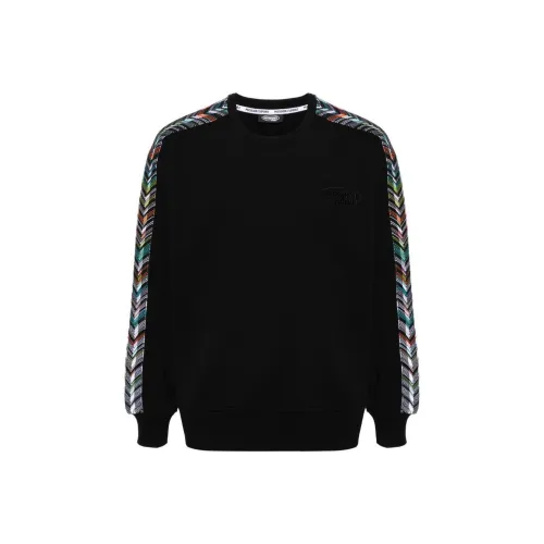 MISSONI FW23 Толстовка Мужской Черный Многоцветный
