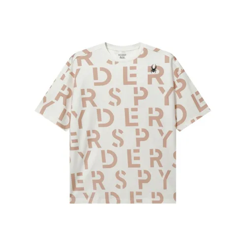 SPYDER Urban Life T-Shirt Мужская Белая с принтом по всей поверхности