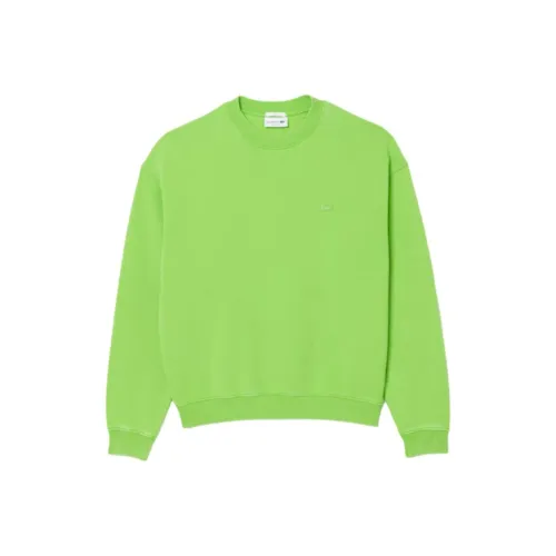 Зеленые мужские свитшоты LACOSTE Collaboration