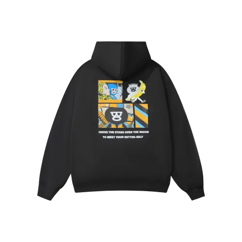 PLAY BOBONUS Свободный крой Повседневный Флис с подкладкой Пуловер Толстовка Унисекс