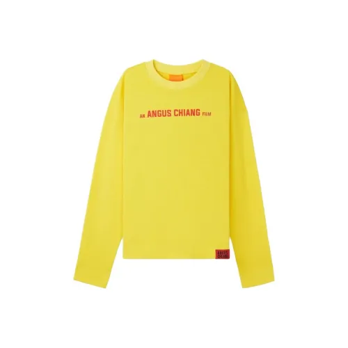 ANGUS CHIANG Желтый Унисекс Свитшоты
