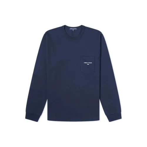 COMME Des GARCONS HOMME PLUS Морской Синий Мужская T-Рубашка