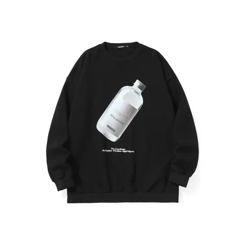 XXGOGO Круглый вырез Свободный крой Стандартный Свитшот Унисекс