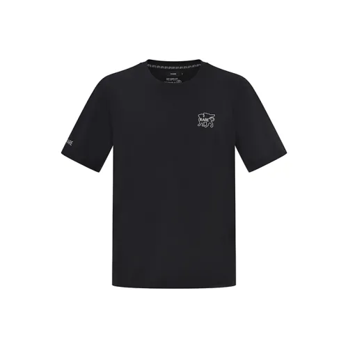 RARE Короткий рукав T-рубашки Мужской Черный