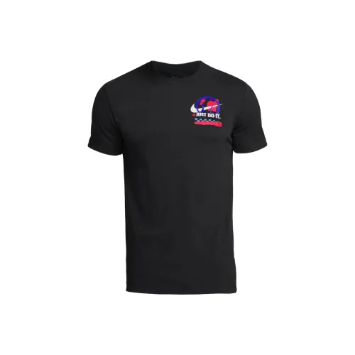 Мужская теннисная рубашка Nike Dri-Fit черного цвета