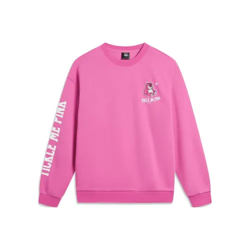 LINING Толстовка Унисекс Розовый Фиолетовый