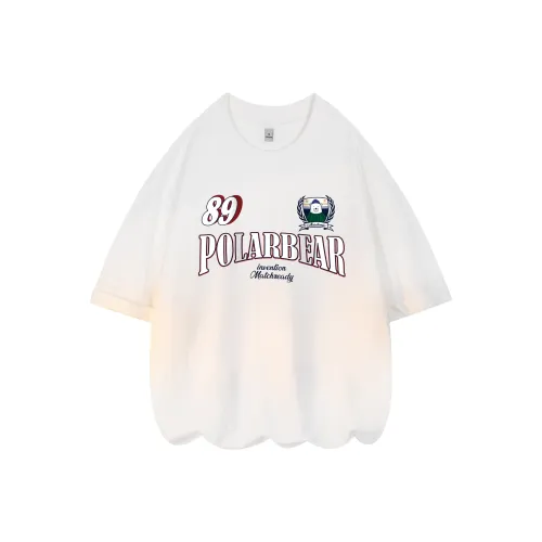 Белый медведь Унисекс Футболка