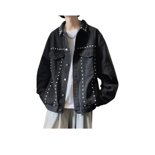 FA2LO Denim Jacket Unisex Black FA2LO Деним Куртка Унисекс Черный