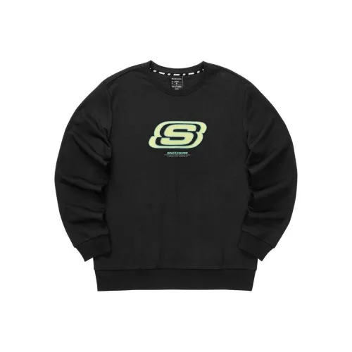 Skechers COLORFUL Угольно-черный Унисекс Свитшоты