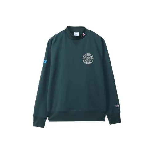 Champion FW24 T Рубашка Мужская Темно-Зеленая