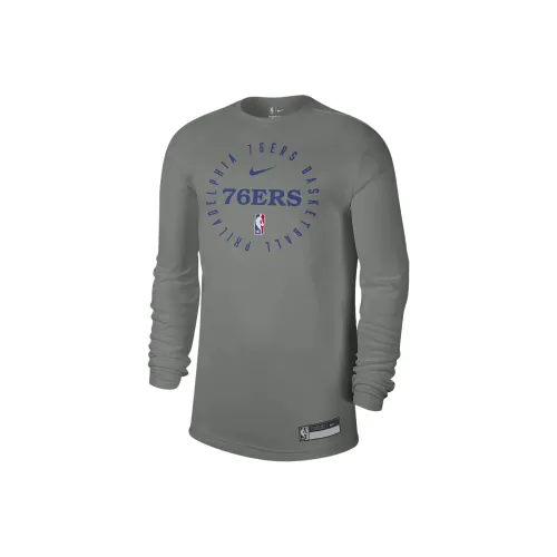 nike Dri Fit NBA T-Shirt Мужская Серый