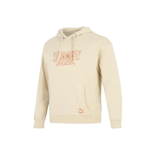 PUMA FIRST MILE Экрю Мужские Свитшоты