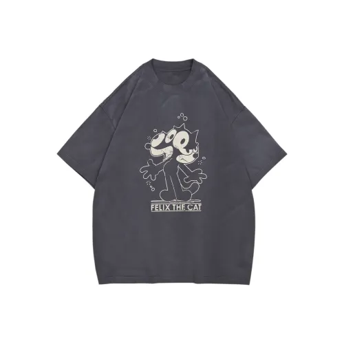 XVESSEL felix Кошка Co Branded SERIES Черный Унисекс T Рубашки