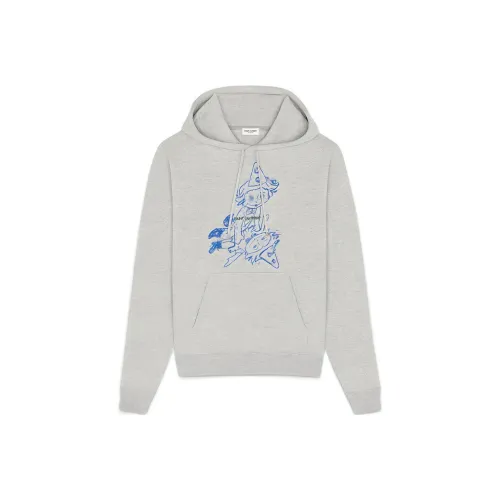 SAINT LAURENT FW22 Толстовка Мужской Серый