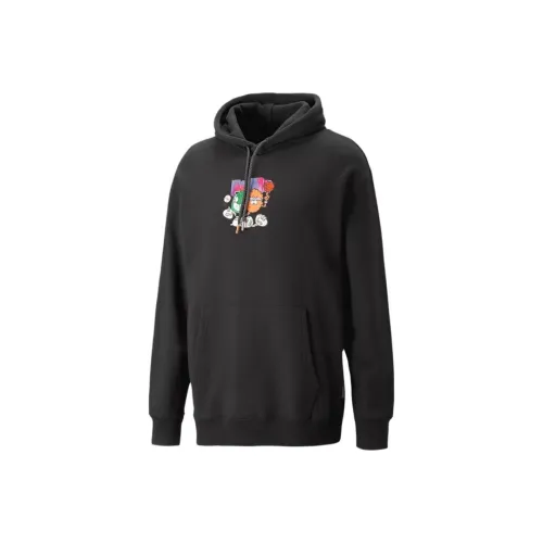 Puma x 8enjamin Co Брендированная Серия Черные Мужские Толстовки