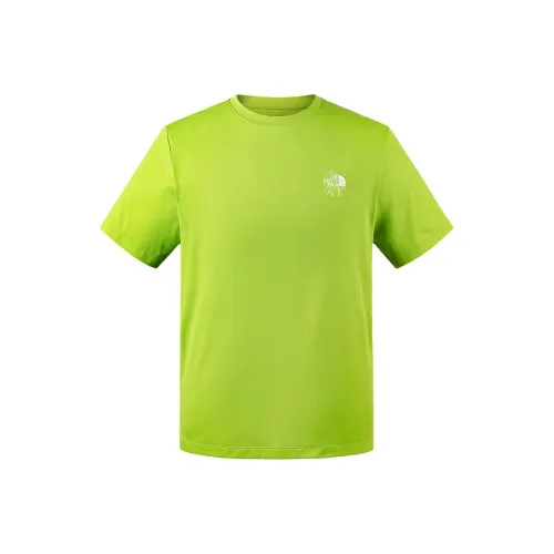 THE NORTH FACE T-Shirt Мужской Яблоко Зеленый