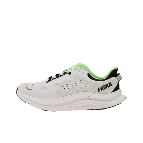 HOKA ONE ONE KAWANA 2 Противоскользящий Устойчивый к истиранию Низкий Топ Повседневные Беговые кроссовки Мужские Белые
