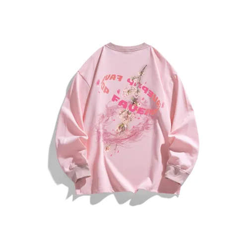 FAVEPOP Длинный рукав Т-рубашка Унисекс