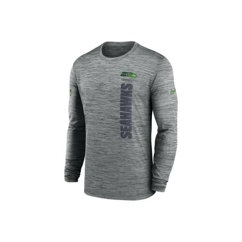 nike Dri FitNFL Seattle Seahawks Sideline Velocity T-рубашка Мужская Серый