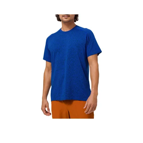 lululemon Metal Vent Tech T-Shirt Мужская рубашка Code Морской синий