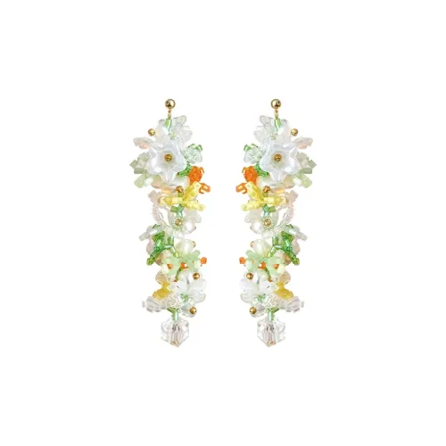 Серьги Peach Tea Crystal женские