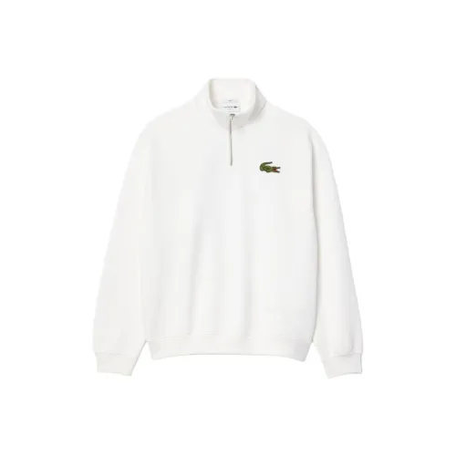 LACOSTE Белый Унисекс Свитшоты