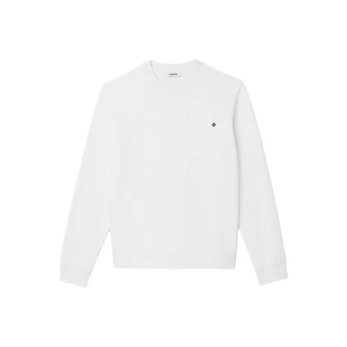 Sandro Квадратный Крест Толстовка Мужская Белая