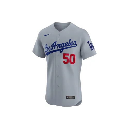 nike x MLB Los Angeles Dodgers Mookie Betts T-Shirt Мужской Серый