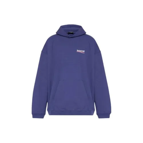 Balenciaga FW22 Свитшот Регулярный крой Унисекс Синий