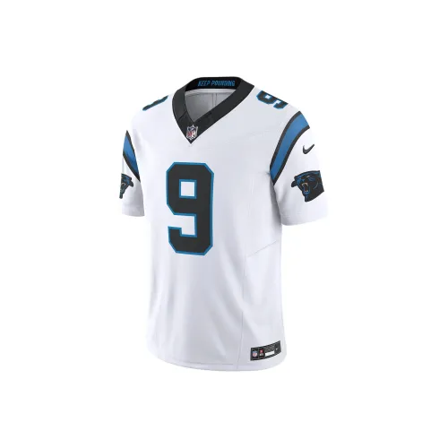nike Dri FitNFL Bryce Young Carolina Panthers Ограниченный Vapor Fuse T Рубашка Мужской Белый