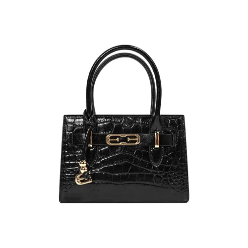 ELLE Коровья кожа через плечо Сумка Женская Анкора Красный Черный