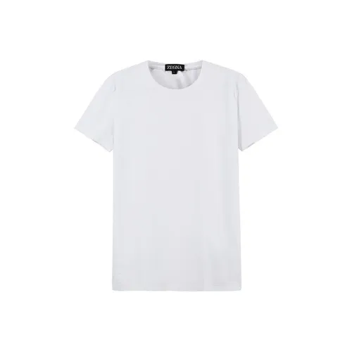 Ermenegildo Zegna Белые Мужские T-рубашки