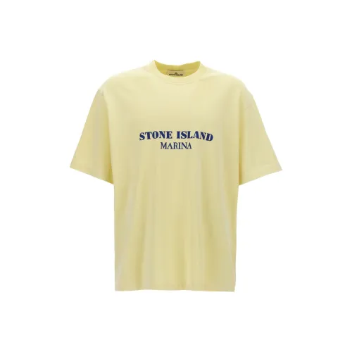 STONE ISLAND Рубашка Мужская Желтая