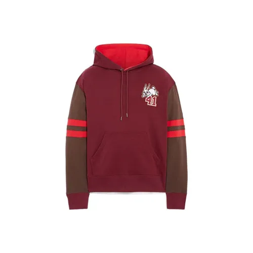 COACH x WHITE RABBIT FW22 Толстовка Мужской Темно-Красный