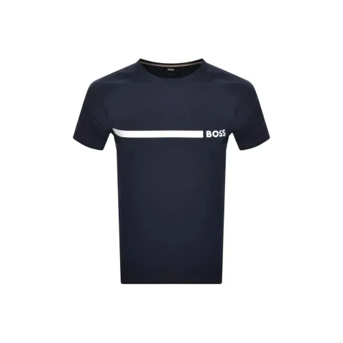 Hugo Boss T-Рубашка Мужская Морской Синий