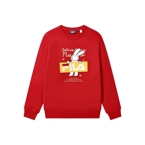 FILA CNY x Buer Rabbit Красный Унисекс Свитшоты