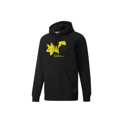 PUMA X POKEMON Co Бренд Series Черные Мужские Толстовки