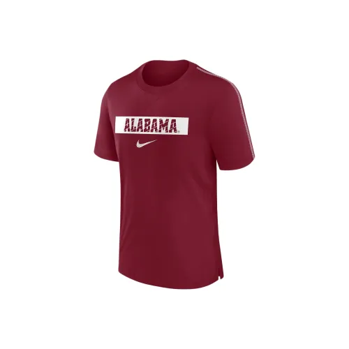 nike Dri Fit CollegeAlabama FW24 T Рубашка Мужская Темно-Красная