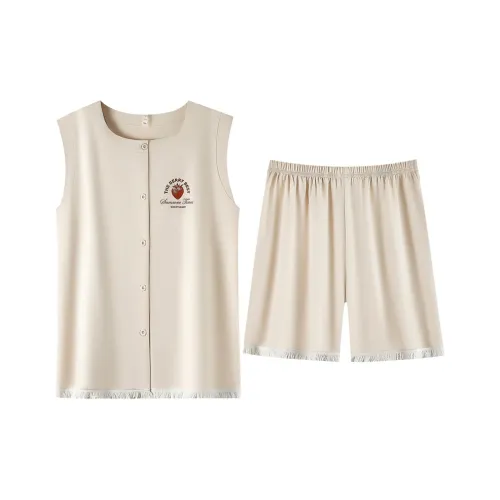 PBENO PD Пижамный комплект женский абрикосовый