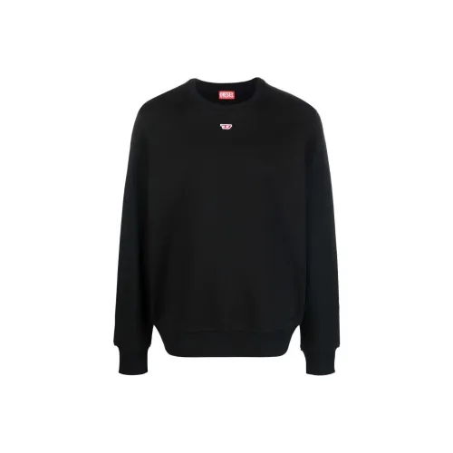 DIESEL Черный Унисекс Свитшоты