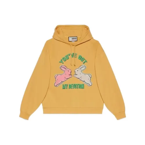 GUCCI Желтый Унисекс Свитшоты