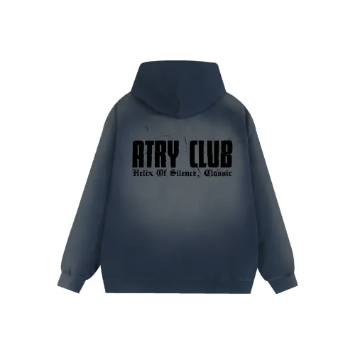 Atry Темно-синий Унисекс Свитшоты