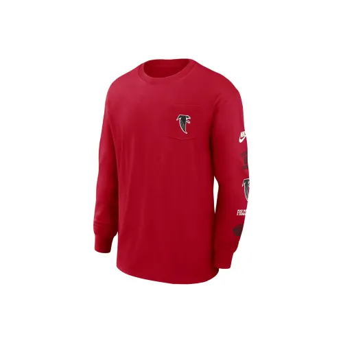 nike Atlanta FalconsNFL Rewind Max90 Карман Т-Рубашка Мужская Красная