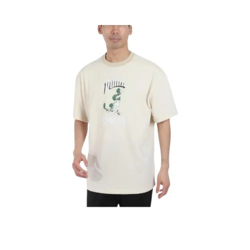 PUMA Бежевый Мужской T-Рубашки