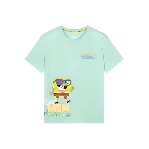 361° X SPONGEBOB SQUAREPANTS Sports Life Collection T-Shirt Мужской Светло-розовый Зеленый