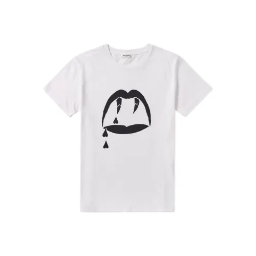 SAINT LAURENT T-рубашка мужская белая